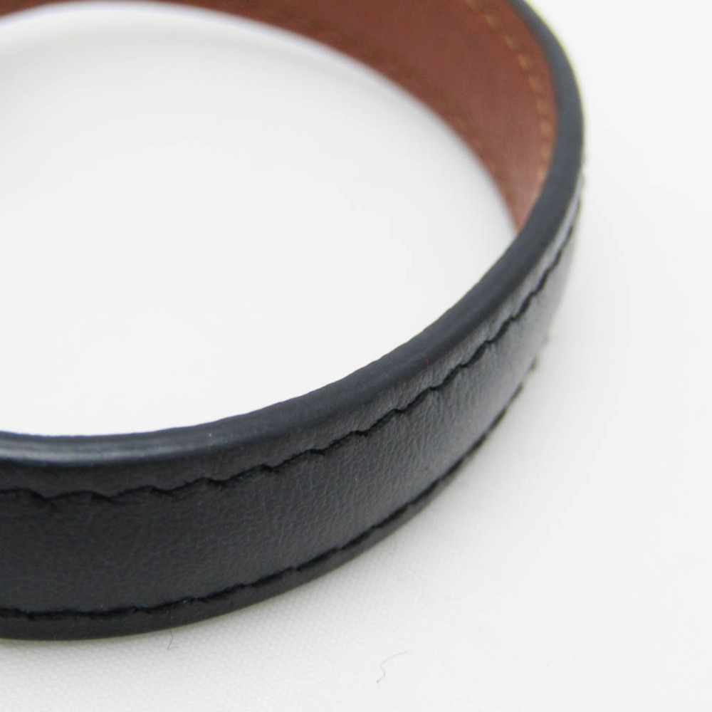 LOUIS VUITTON Black Leather Bracelet - Picture 4 of 10